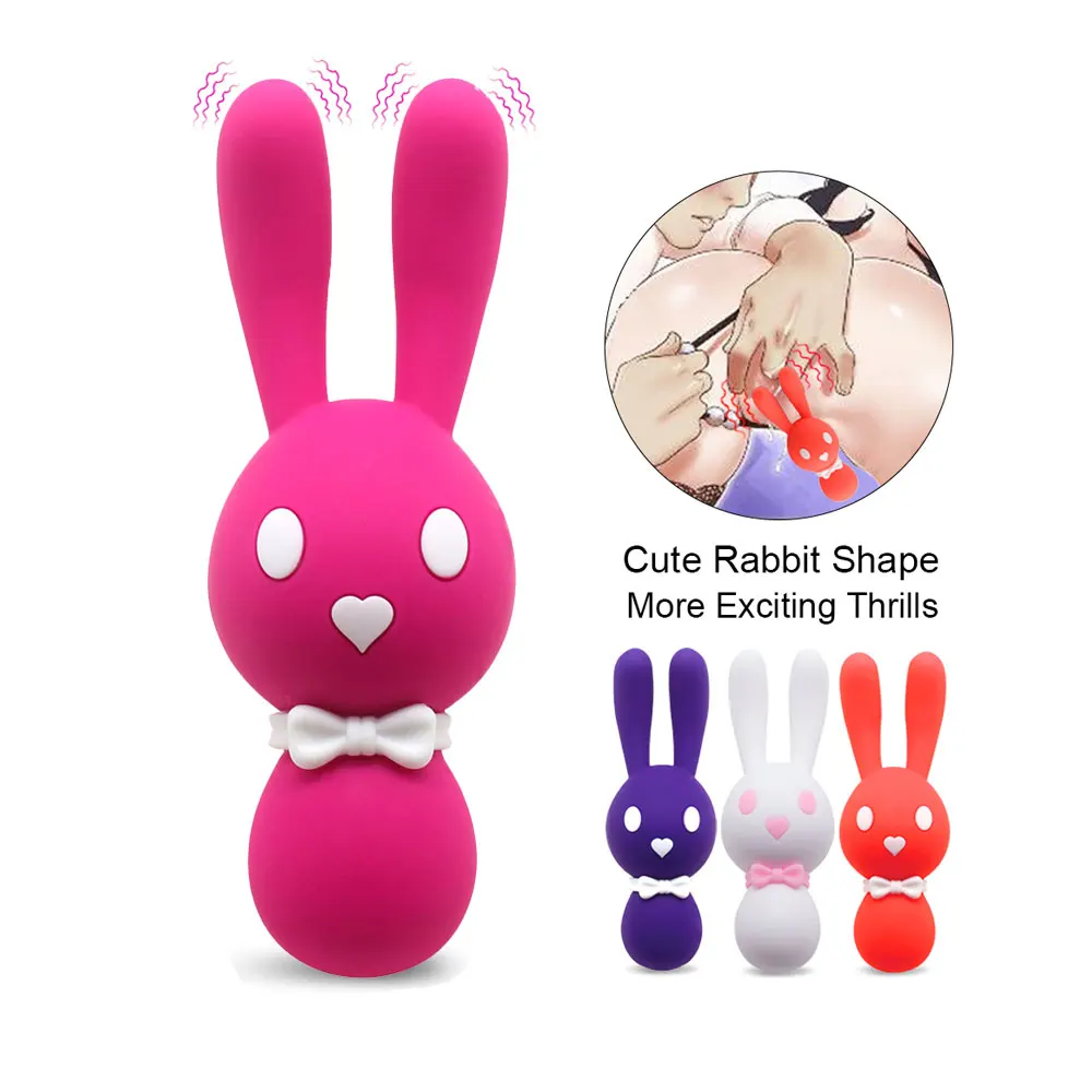 Silicone Waterproof Massager dido vibrator adult sex toy toys USB Charger Rabbit Vibrator