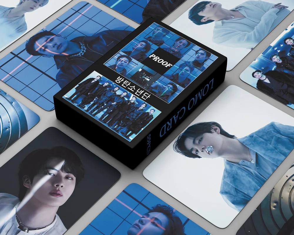Wholesale Kpop Idol 55Pcs/Set Lomo Card Bangtan Boys PROOF SUGA JIMIN New Photo Card