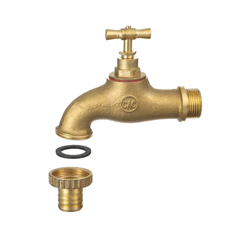 Ifan Wholesale Bibcock Water Tap Full Sizes Brass Bibcock Water Tap With Water Outlet
