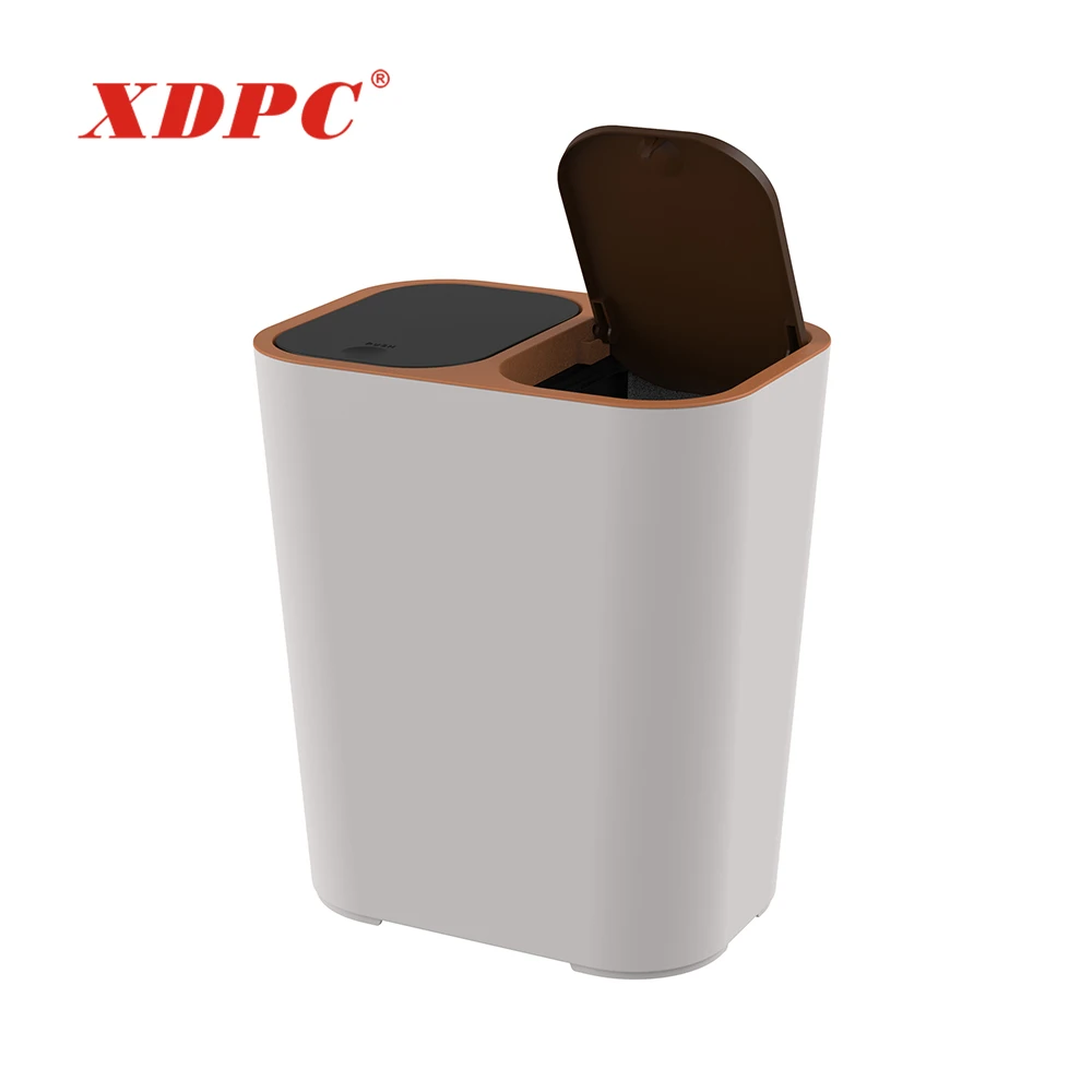 Small indoor kitchen household plastic bedroom dustbin for bed room