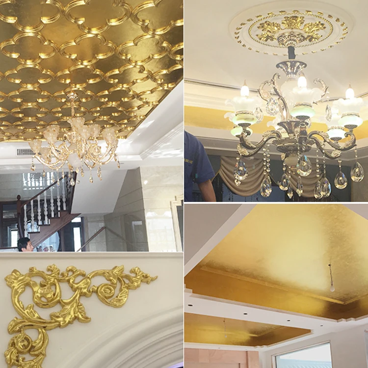 Shiny Gold Leaf Flakes Sequins Glitters Confetti For Painting Arts Nail Art Foil Decorative Paper Resin Mold Fillings