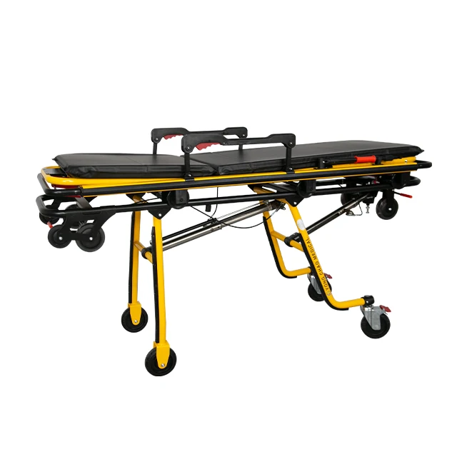 Emergency Rescue Folding Black Customized Logo Manual Stretcher Ambulance Bed Stretcher
