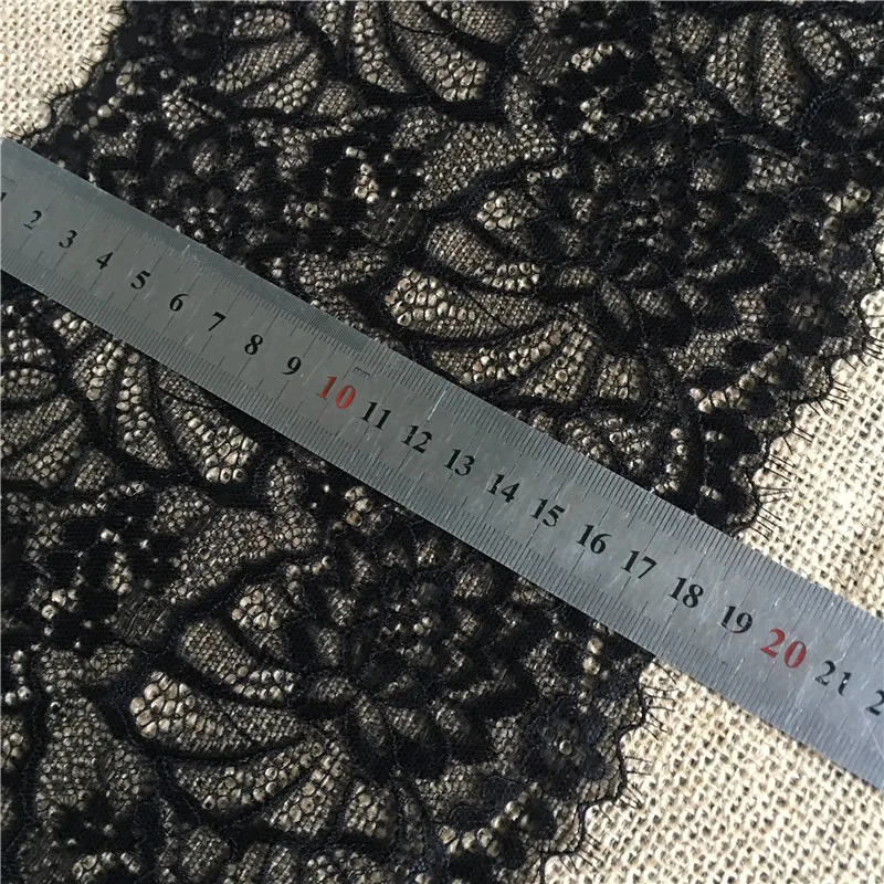 E3084 18cm high quality eyelash lace underwear wedding dress dress George lace fabric