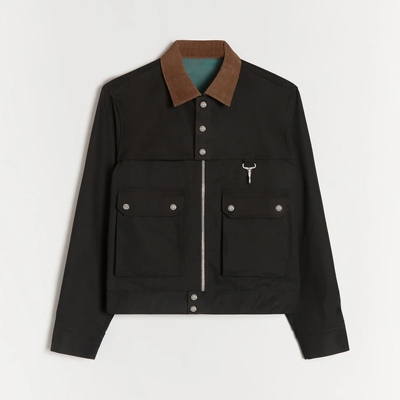 wholesale winter man clothing workwear jacket fashion cotton twill for men quilted work custom overalls waxed denim jackets