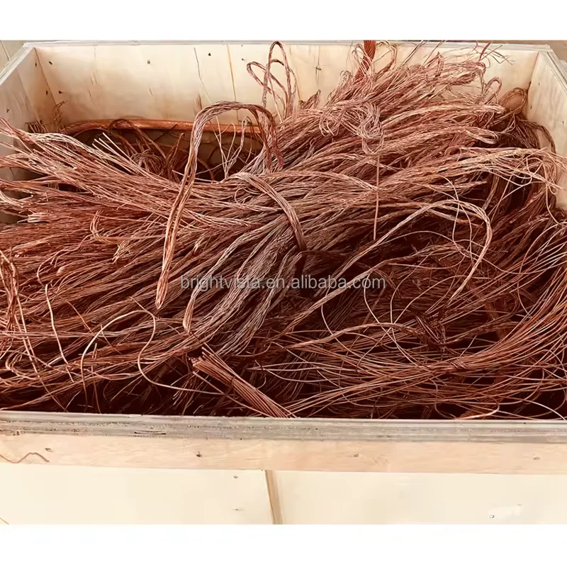 Cooper Wire металлолом и 99.95% Cu (мин) Объемный медный лом для лома кабельных проводов