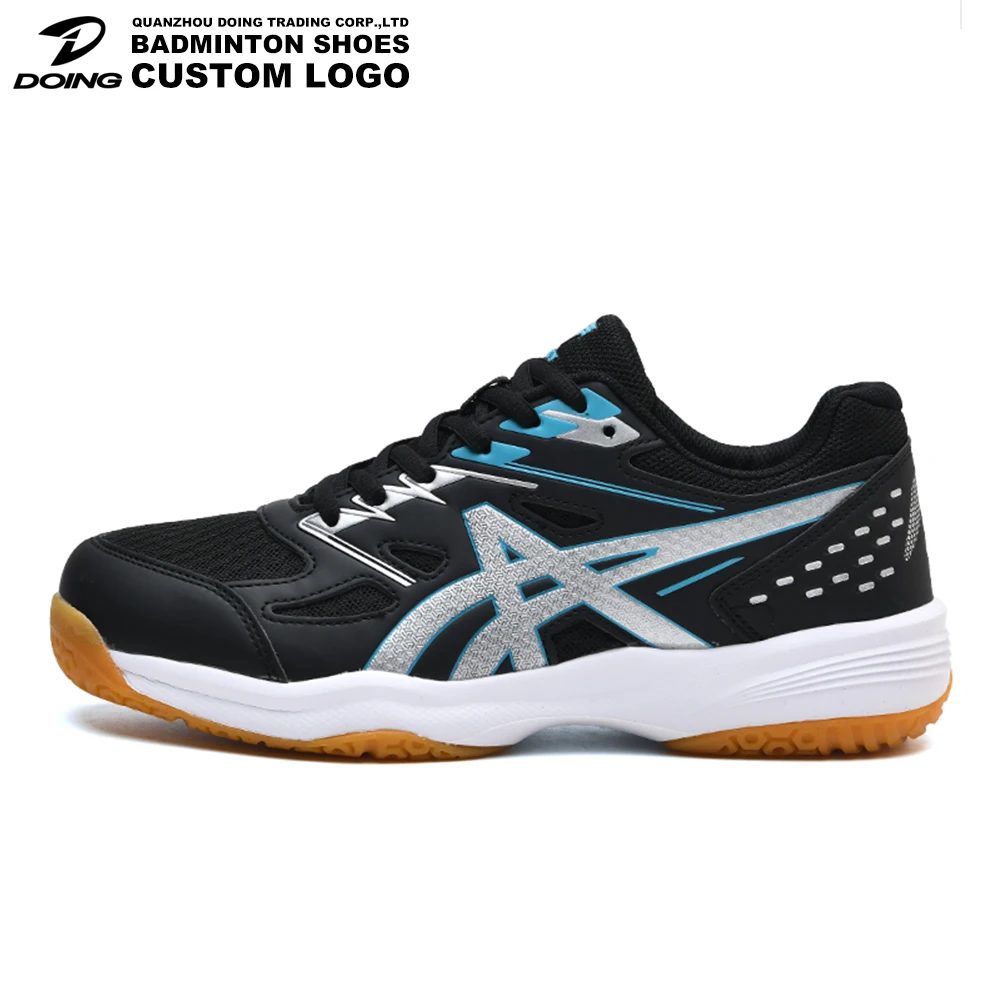 Factory Wholesale Trendy Durable Casual Popular Lace-Up Jump Sport Couple Indoor Light Flexible Men Woman Badminton Shoes