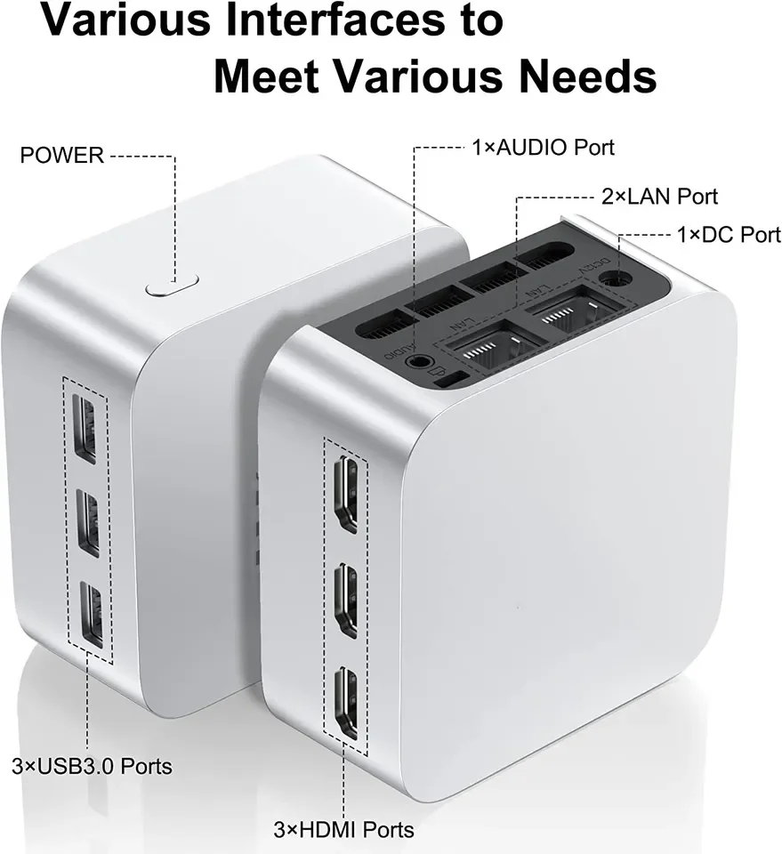 NEW Intel T8 plus Processor Alder Lake N95 Win11 Gaming Mini PC 8Gb DDR4 256Gb SSD Quad Core T8plus mini pc