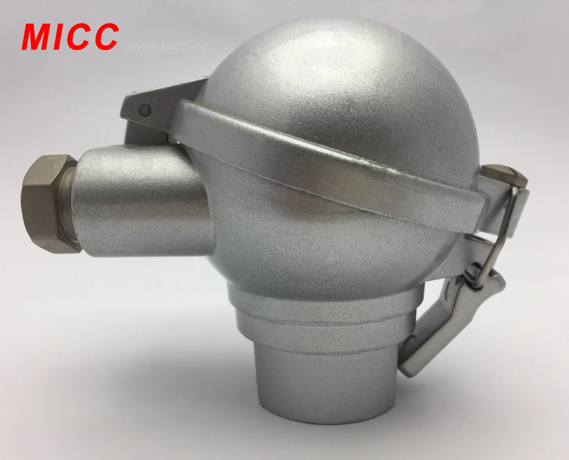 MICC DAAD Thermocouple Head ACD12 aluminium 390g Color available: silvery, yellow, red, blue, black, etc.