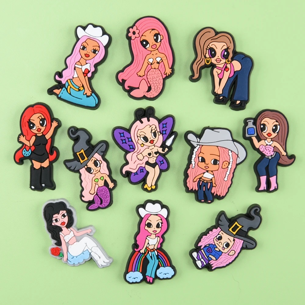 Custom shoe charms Wholesale Mexican new design pin shoelace clip mexico for unisex clog sandals