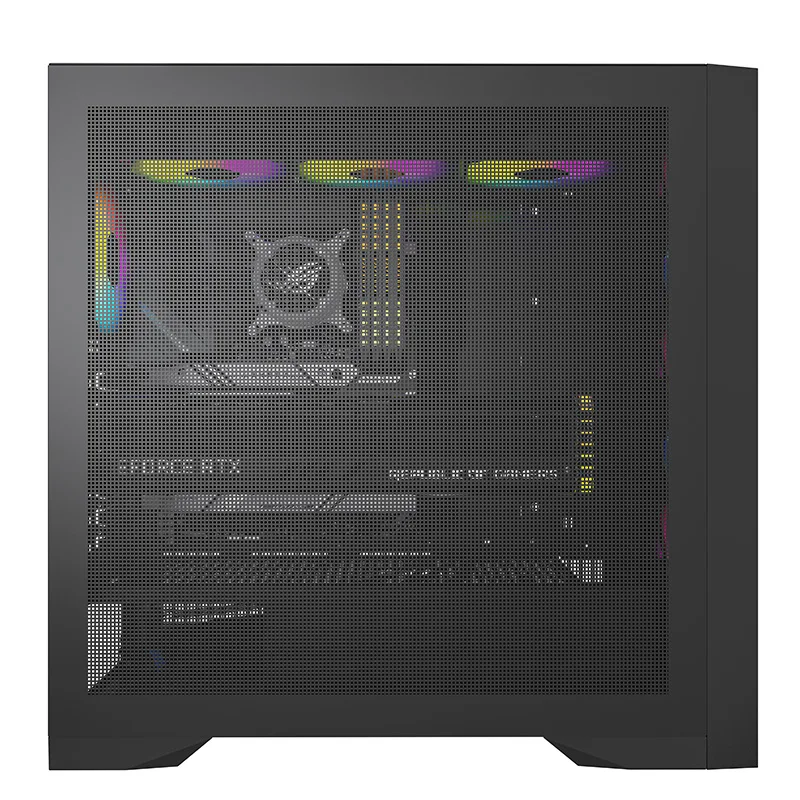 Дизайн ATX игровой чехол для компьютера ПК запчасти башня с RGB-вентилятором кулер жанровые компьютерные Чехлы и башни