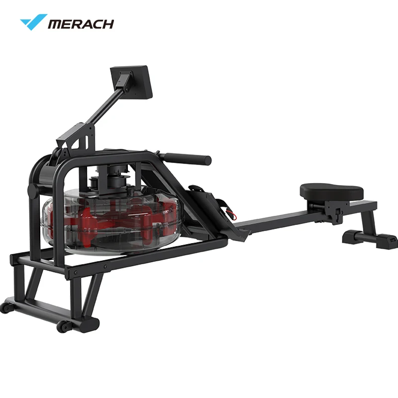 MERACH Sale Top Quality Cardio Fitness Gym Equipment Metal Rower Water Rower Rowing Machine