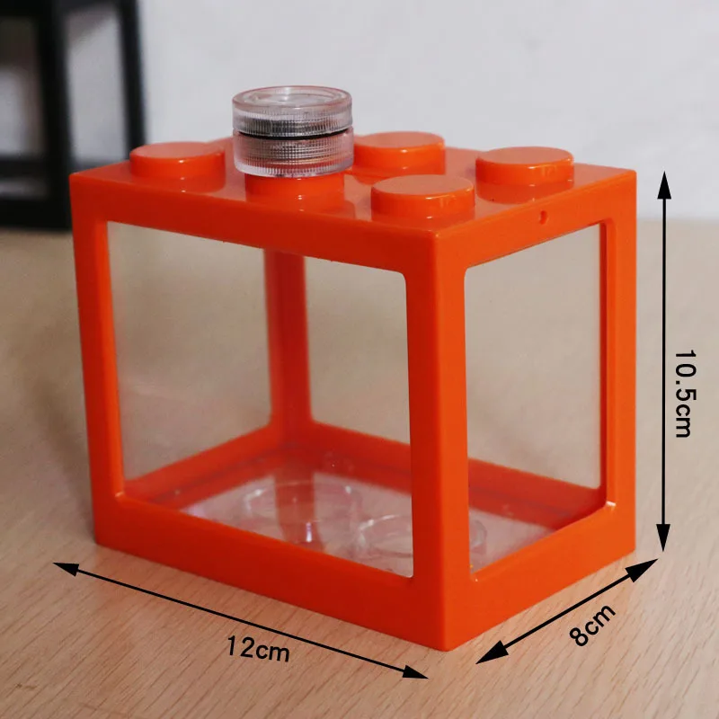 Small Aquarium Fish Tank Office Table Desktop Acrylic Marine Aquarium Fish Tank