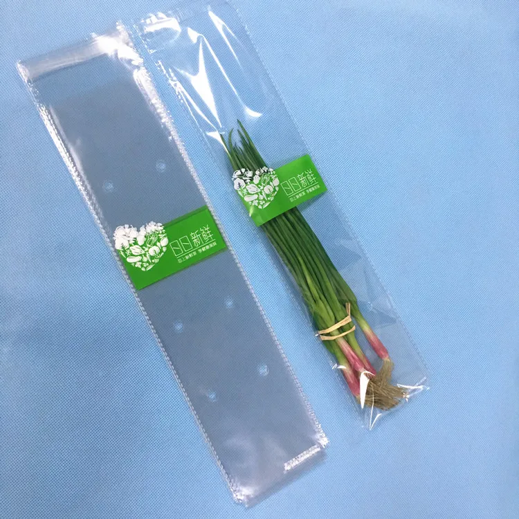 Recycle BOPP plastic bag poly bags for bread vegetable packaging