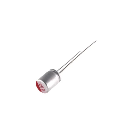 In-line solid state electrolytic capacitor 100uF 35V 6 * 8mm solid state capacitor
