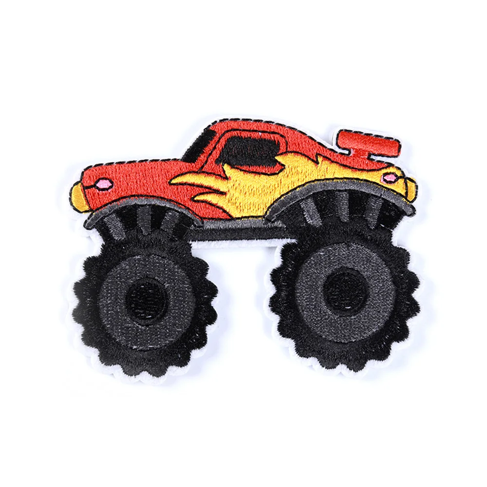 Factory Price No Minimum Iron On Patches Gradient Pattern Custom Embroidered Patches For Clothing