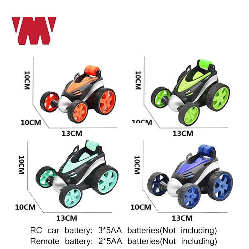 
Amazon hot selling Kids 360 Degree Rolling Remote Control toy Car RC 4 Wheel Racing Vehicle Tumbling Remote Stunt Car Toys Gift 