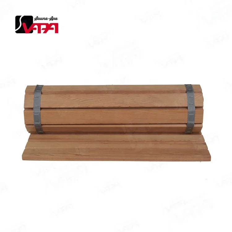 Vapasauna Direct manufacturer high quality red cedar sauna room mat sauna accessories padded bath mat
