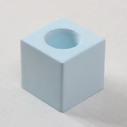 Square Bathroom Dry Diatomite Quick Absorption Single Hole Toothbrush Holder