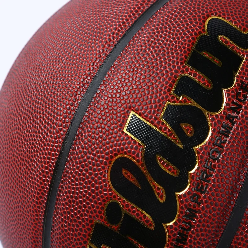 Competition Training Equipment Teenagers Basket Genuine Environmental PU Material Size Professional Leather Basketball Ball