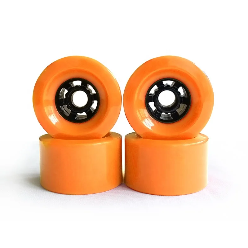 Blank 90*52mm Size 80% Rebound 78A Hardness Longboard Wheels