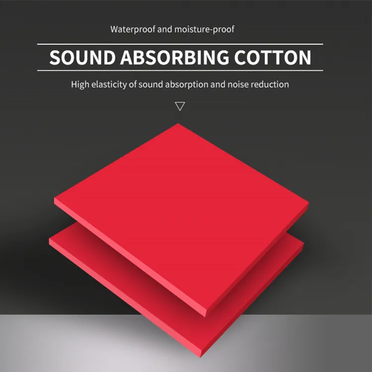 Modern Cotton Wall Sound Absorption Interior High Elasticity Of Soundproof Drum Room Material