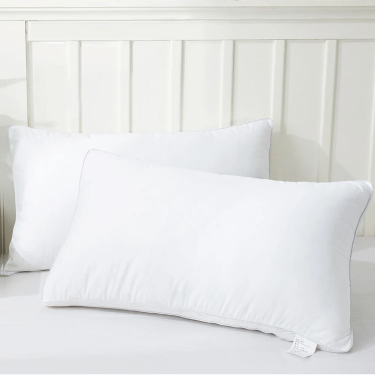 Soft Hotel Home 100 Polyester Fiber Cotton White Neck Pillow