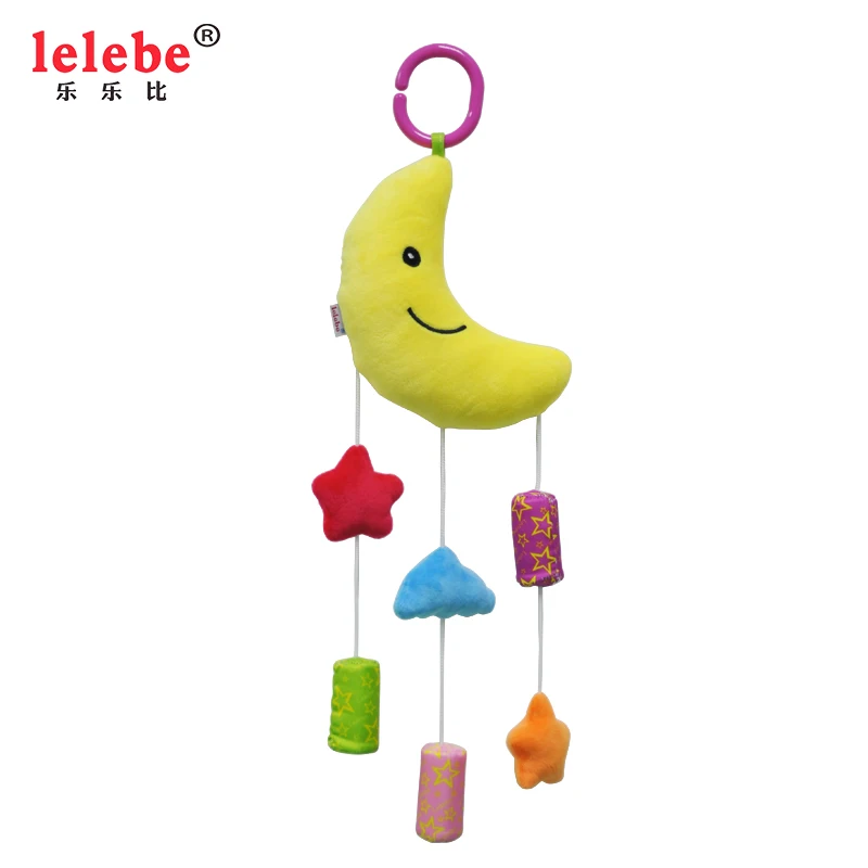 Baby windbell 2021 new OEM baby stroller decorative rattle crib hanging windbell plush toy for children