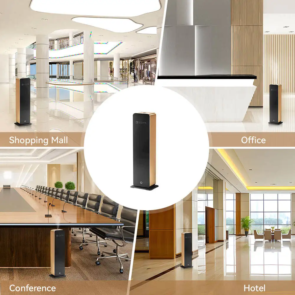 Wholesale Hotel Lobby Aromatherapy Diffuser Commercial Metal CE Smart Essential Oil Wall Mounted Air Purifier