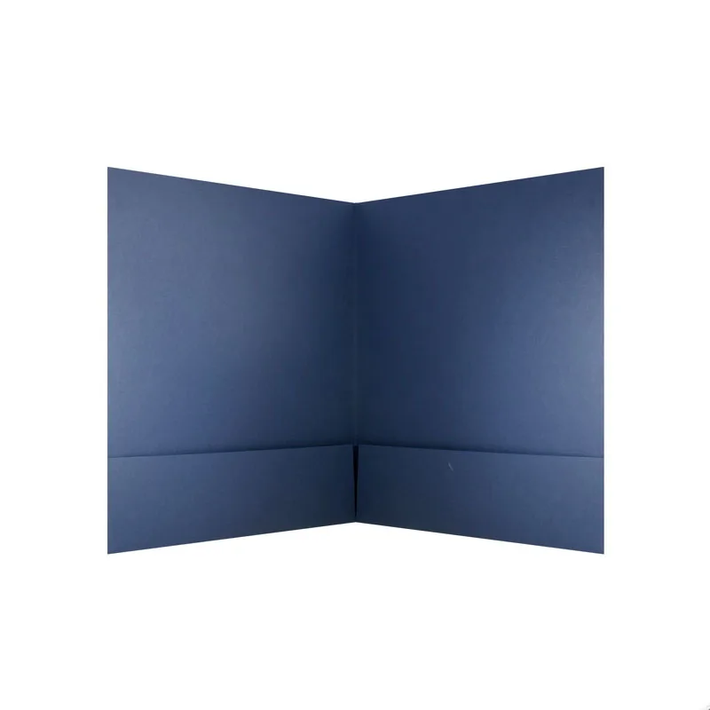 Factory Direct Custom Logo Printing Paper Document Presentation File Folders A4 Company File Folders with Pockets