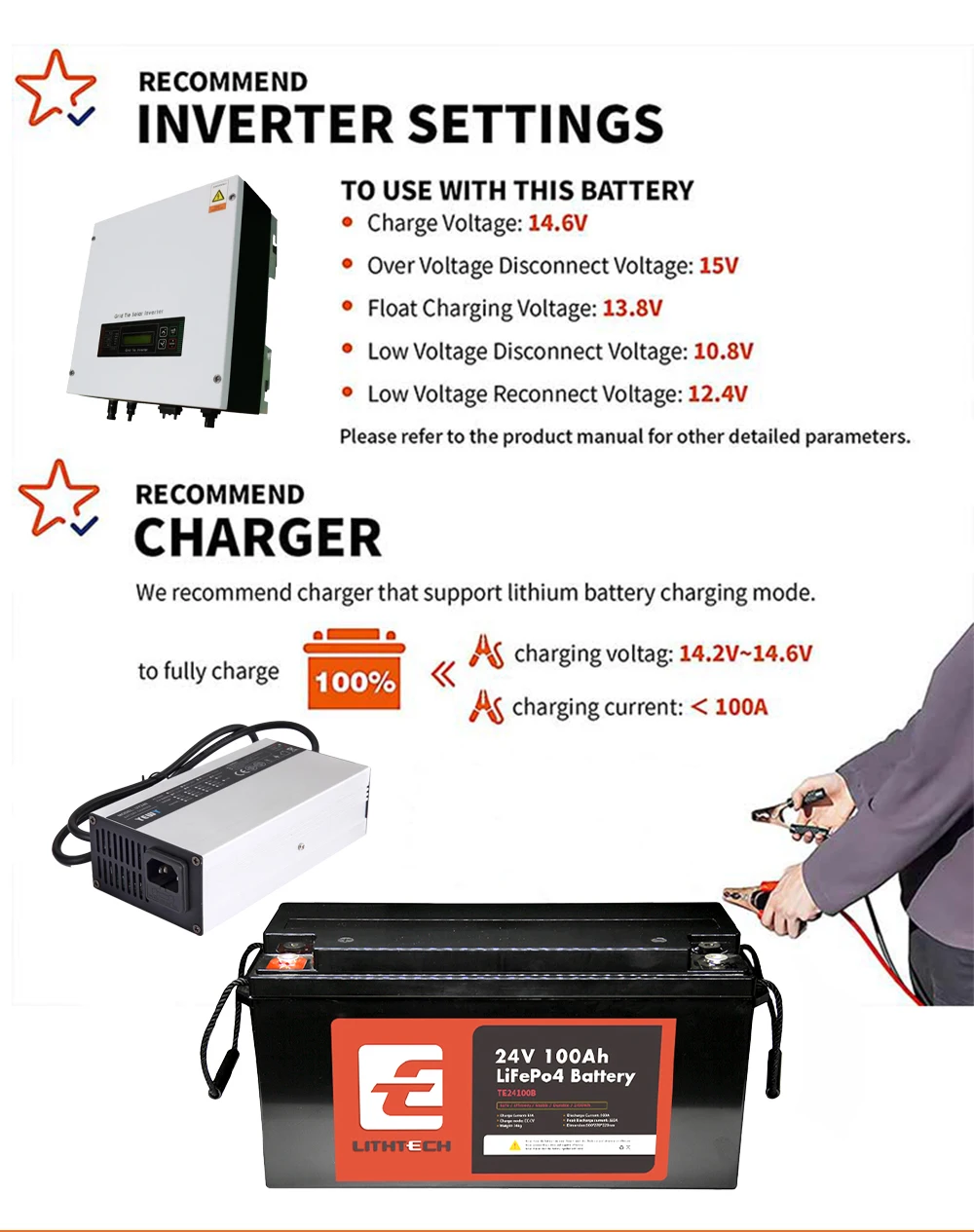 Deep Cycle Lithium Ion Batteries 12v 400ah Rechargeable li ion battery for Solar RV or Wind Turbine System