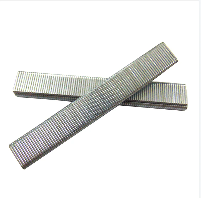 18 gauge 90/40 height u type 1/4 inch narrow crown pneumatic medium wire galvanize crown staple for wood furniture