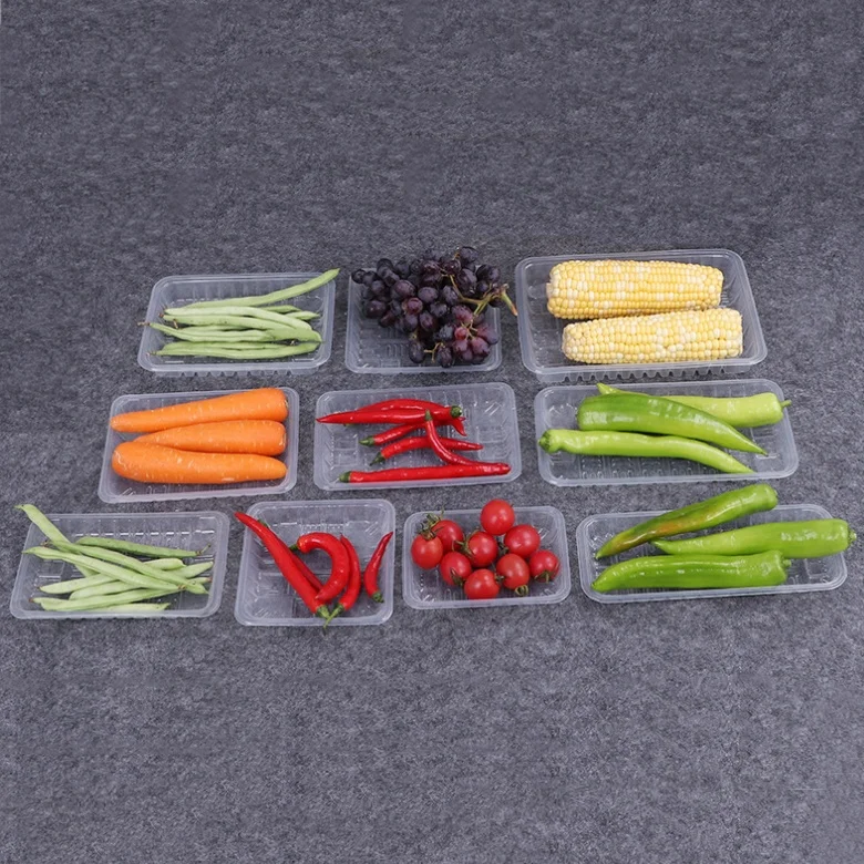 Customized Disposable PP Tray Plastic Frozen Food Tray Packaging