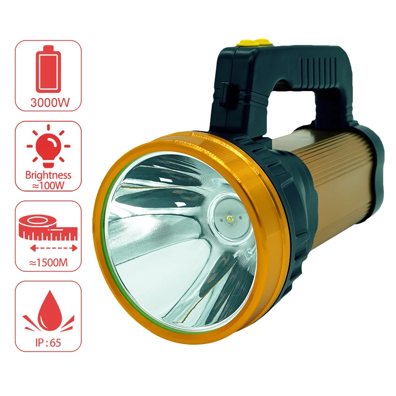 flash lighting hunting torch light long distance led torche custom logo mini flashlight High power searchlight for military use