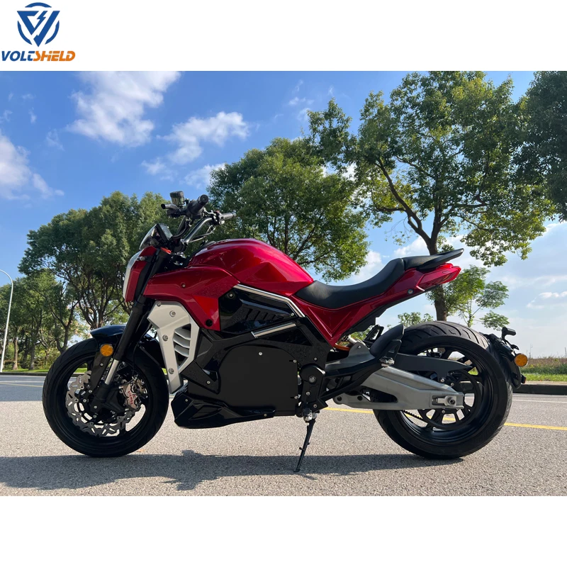 Fastest Speed Adult 2 Wheel Electric Motorcycle High Performance Safe Bike With ABS Braking System 96v132ah Lithium Battery Pack