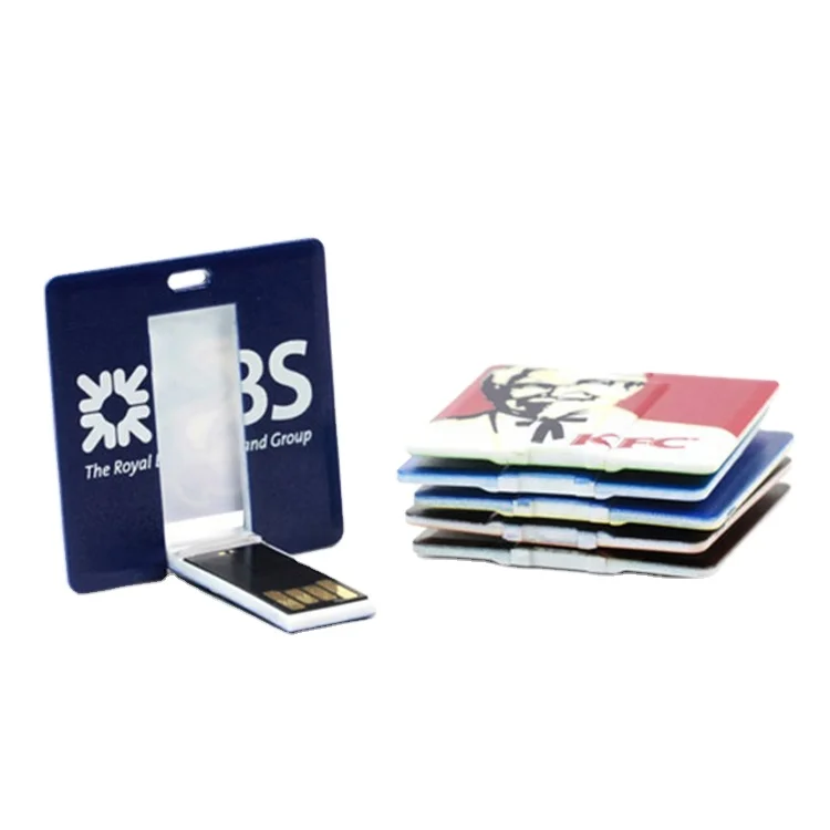 2 side custom logo Full color logo  128gb 3.0 Mini card USB 2 side logo USB Flash Drive  Memory Stick