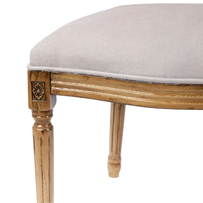 Antique Louis chair/Vintage round back dining chair