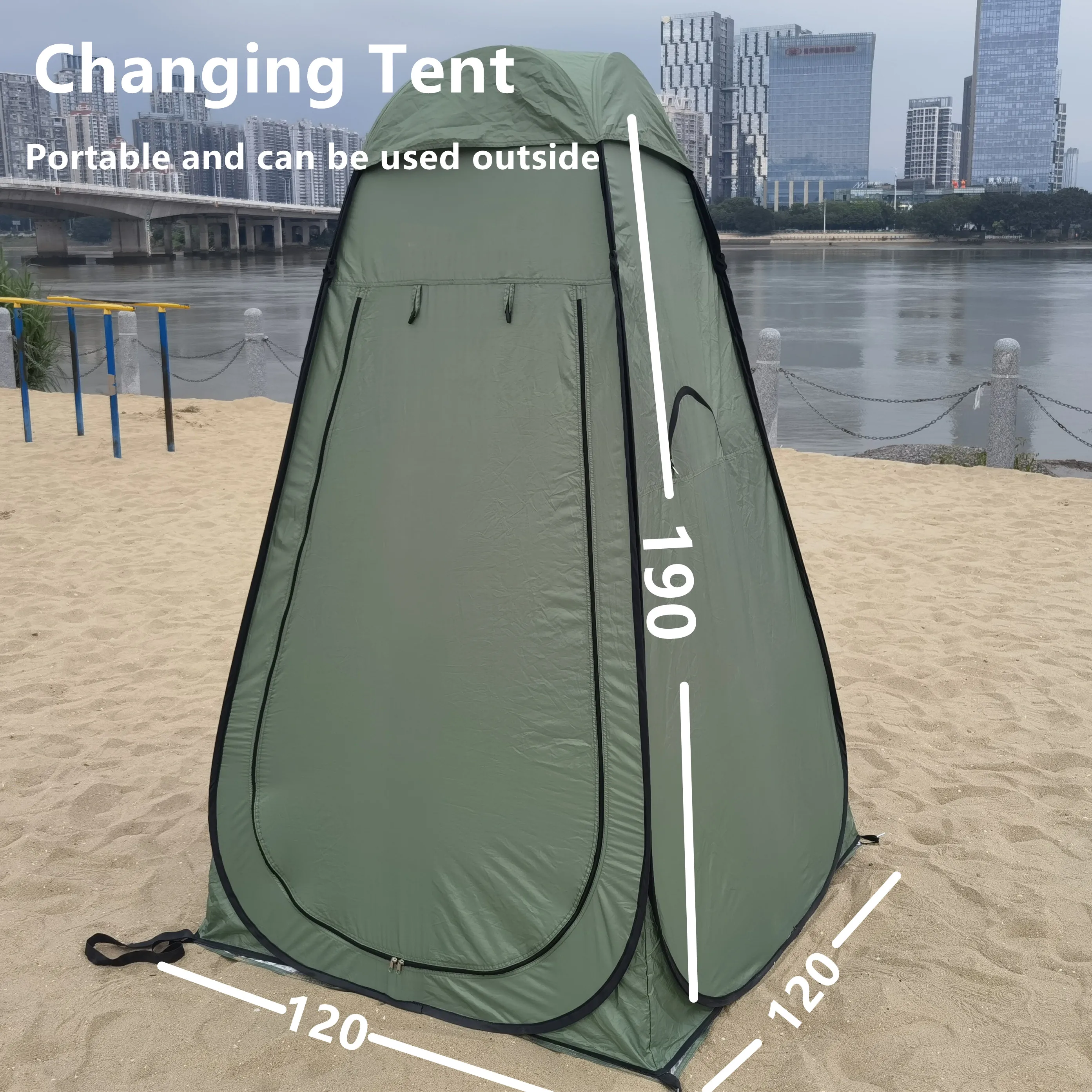 CLM Hot Sale Folding Beach Portable Changing Room Pop up outdoor Camping Shower Tent
