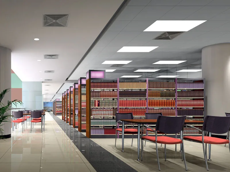 
Modern Library Furniture Student Reading Table Customized and Beautiful Design 
