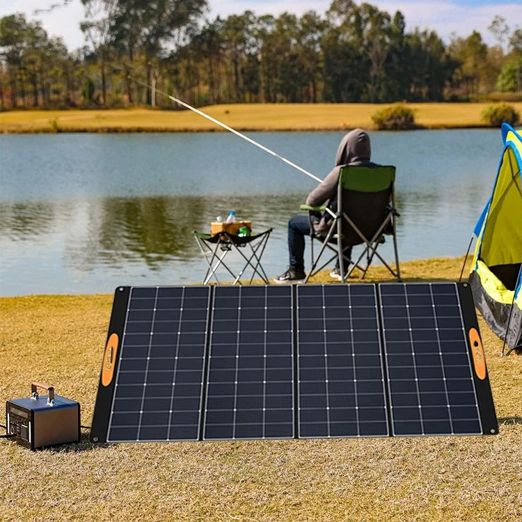 400W ETFE portable foldable solar panel sunpower folding solar panels blanket for outdoor camping power solar panel