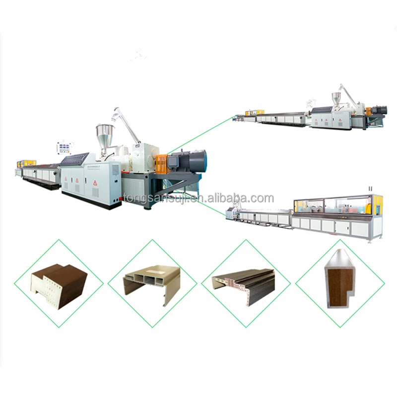 WPC door frame machine wood plastic composite extruder machine