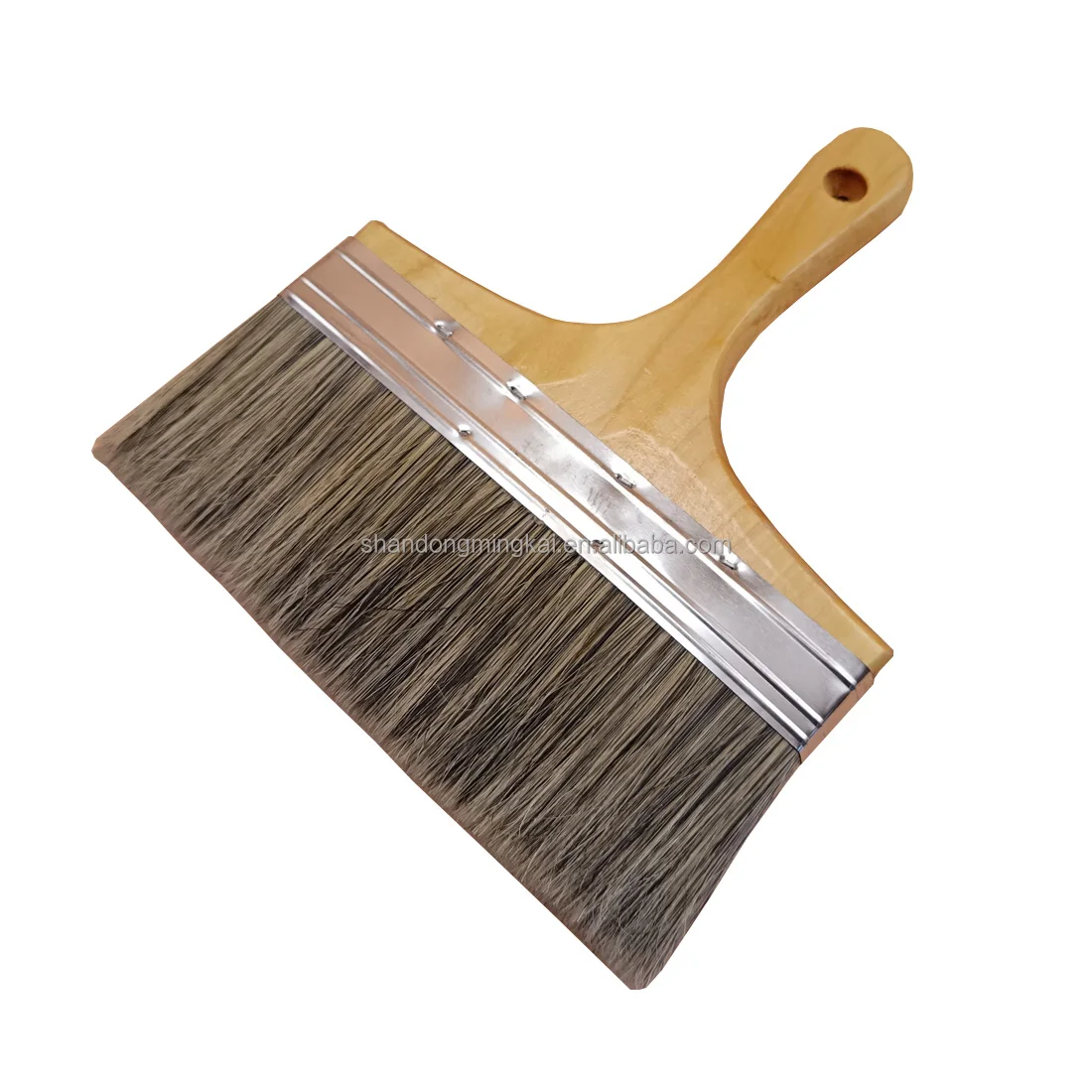 hot sale hair loss fence varnish painting brushes hog bristle painting brush with wooden handle