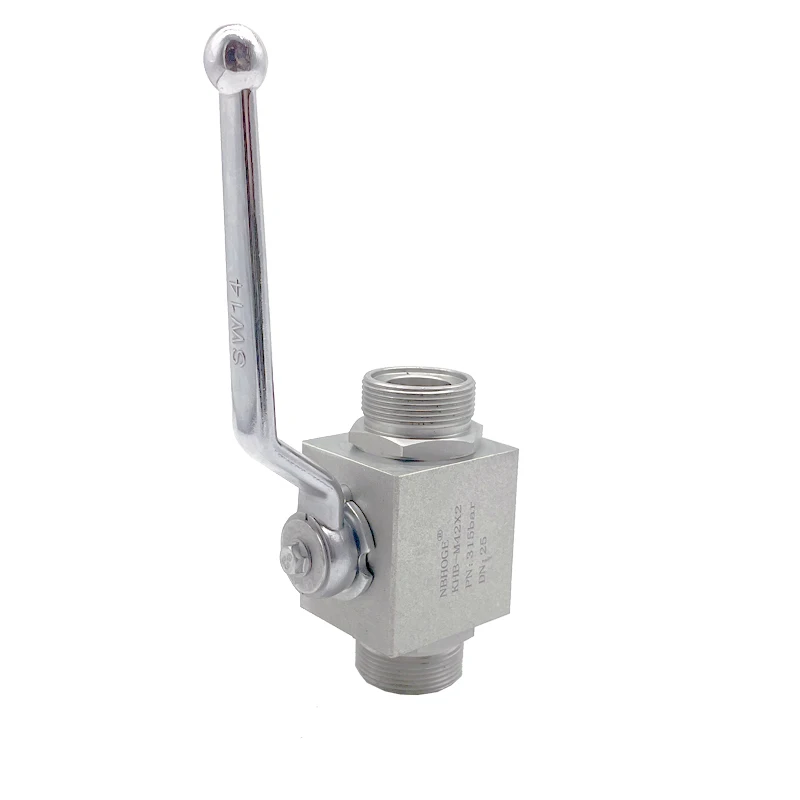 1Inch DN25 jb987-77 price threaded hydraulic 5000psi stainless steel HB-M42*2 high pressure ball valves