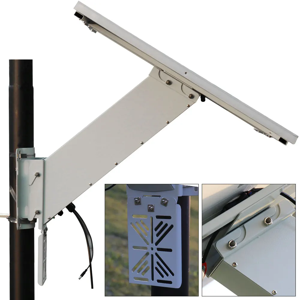 Tecdeft OEM ODM Monocrystalline Silicon Solar Panel LifePO4 Battery Solar Power  System Supply For 4G LTE Camera CCTV