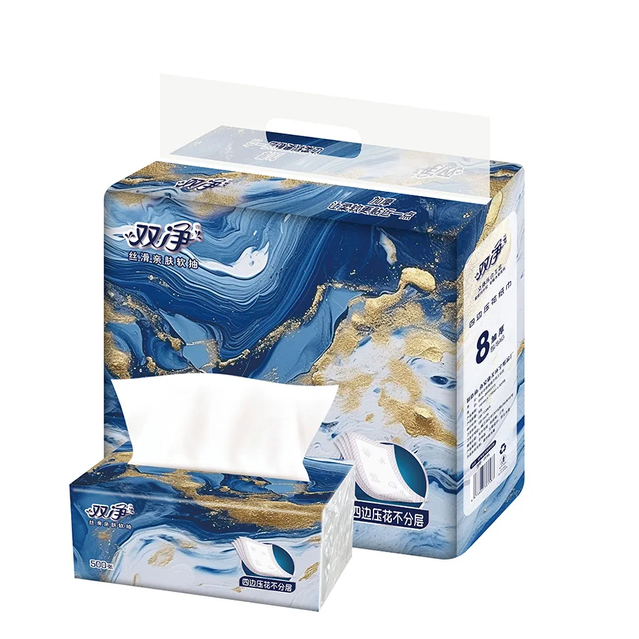 Bulk For Traveling 2Ply 480Sheets Oem Tissue Cheap Box Tissue Wholesale Design 4 Ply Roll 1Ply Facial 600Sheets Facial Tissue
