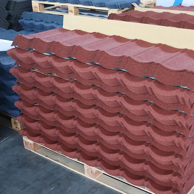 Stone Tile Stone Coated Roof Tiles Weather Resistant Galvanized Roofing Material Roof Tiles