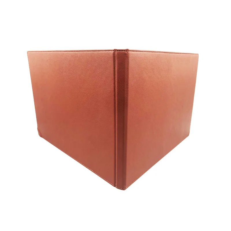Customized Luxury PU Leather 5 Inch 7 Inch 10 Inch Digital Video Greeting Gift Card LCD Screen Video Brochure