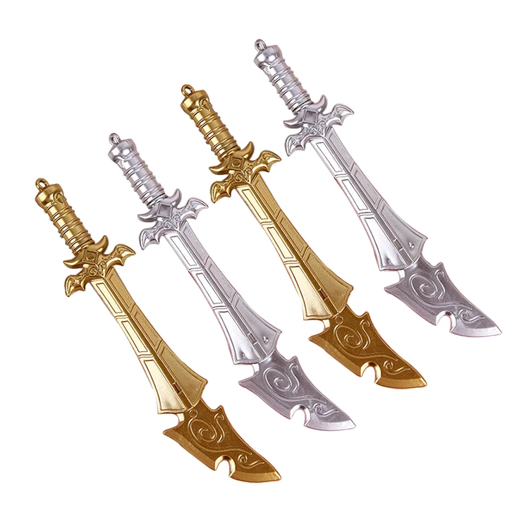 JH Game Weapon Dragon Sword Broadsword Shaped Pen Plastic Knife Shaped Pen