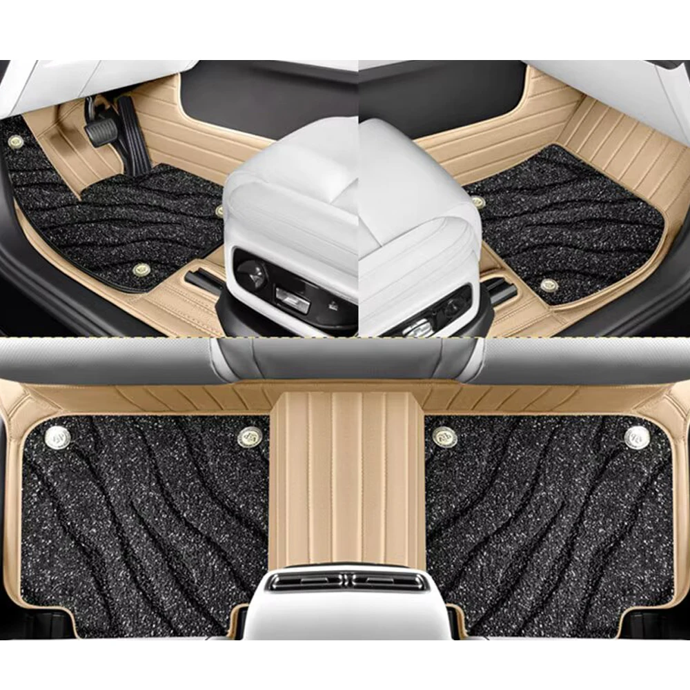Кожаные автомобильные коврики на заказ полный набор для Ford Hyundai Sonata DN8 2020 2021 2022 ковров ног аксессуары