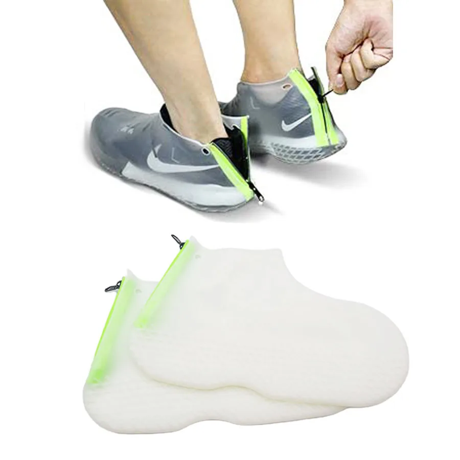 Водонепроницаемые Многоразовые Нескользящие резиновые силиконовые дождевые ботинки, чехлы для носков, защитная обувь для улицы