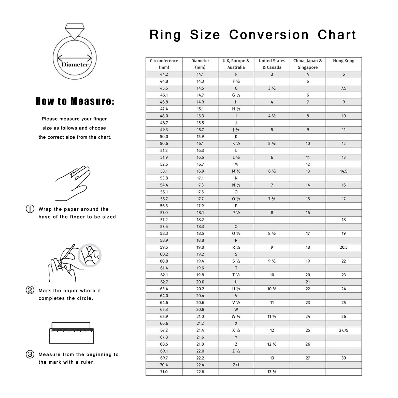 Baifu Jewelry 1CT classic 6 claw moissanite 18K gold ring